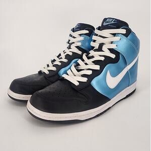 Nike Dunk High Premium Ice Blue Black White  Men’s Size 11.5